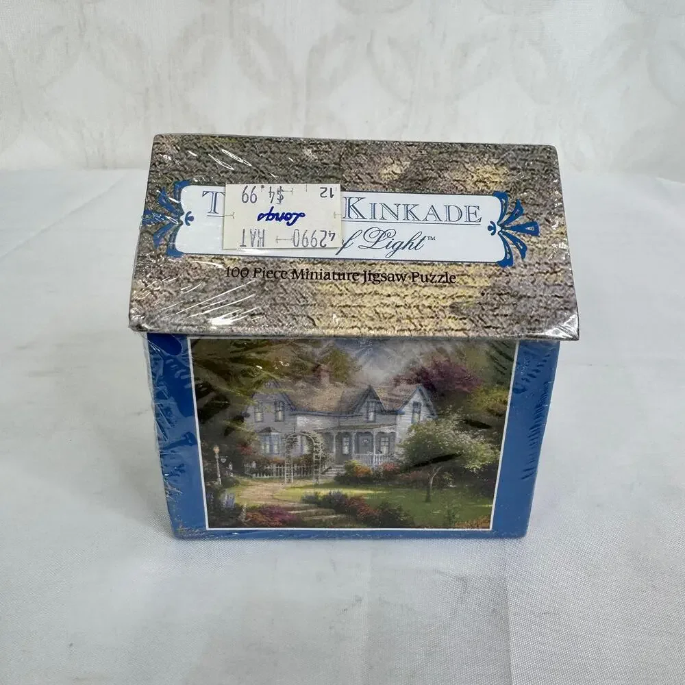 5 for $25| Thomas Kinkade Ceaco #1515-8‎ Home Is Where The Heart Is mini Puzzle